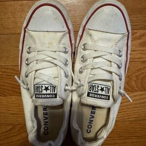 Converse White and Red Sneakers